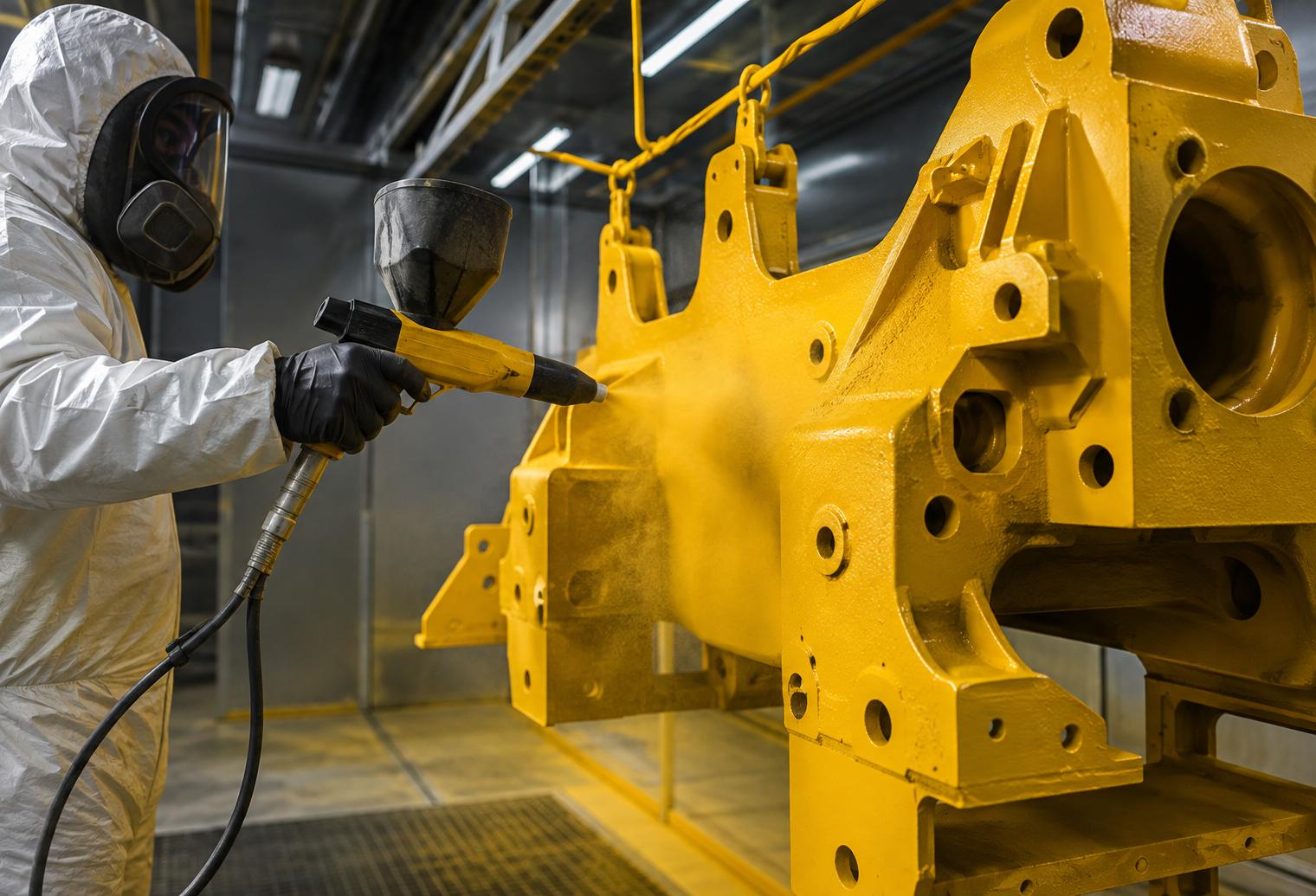 Why Electrostatic Painting Delivers a Durable Factory-Like Finish for Heavy Machinery